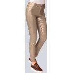 Reduzierte Goldene Unifarbene Raffaello Rossi High Waist Jeans für Damen Größe XS 