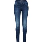 Reduzierte Blaue Bestickte Gang Amelie Jeans mit Stickerei mit Reißverschluss aus Denim für Damen Große Größen 