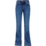 Blaue Retour 5-Pocket Jeans für Kinder mit Reißverschluss aus Denim Größe 152 
