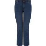 Reduzierte Blaue Bestickte ONLY Augusta Jeans mit Stickerei mit Reißverschluss aus Denim für Damen Große Größen Weite 43 