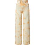 Orange EDITED Wide Leg Jeans & Relaxed Fit Jeans aus Denim für Damen Größe XXL Weite 25 
