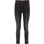 Reduzierte Schwarze Zabaione Ankle-Jeans aus Denim für Damen Größe XXL Große Größen Weite 25 