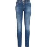 Dunkelblaue CLOSED Baker Bio Slim Fit Jeans mit Reißverschluss aus Denim für Damen Größe XXL 