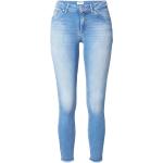 Reduzierte Blaue ONLY Blush Ankle-Jeans mit Reißverschluss aus Denim für Damen Größe XXL Weite 25 
