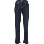 Reduzierte Marineblaue Bestickte Brax Cadiz Jeans mit Stickerei mit Reißverschluss aus Denim für Herren Große Größen 