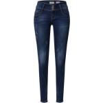 Reduzierte Blaue HAILY’S 5-Pocket Jeans aus Denim für Damen Große Größen Weite 30 