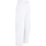 Weiße Atmungsaktive bader Stonewashed Jeans mit Reißverschluss aus Baumwolle für Damen Größe XS 