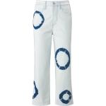 Reduzierte Batik MAC Jeans High Waist Jeans aus Baumwolle maschinenwaschbar für Damen Größe L 