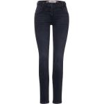 Reduzierte Blaue Loose Fit CECIL Scarlett Slim Fit Jeans mit Reißverschluss aus Denim für Damen Größe XXL Weite 26, Länge 30 