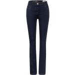 Reduzierte Blaue CECIL Toronto Slim Fit Jeans aus Denim für Damen Größe XXL Weite 27, Länge 30 