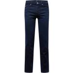 Dunkelblaue Unifarbene HUGO BOSS BOSS Black Slim Fit Jeans mit Reißverschluss aus Denim für Herren Größe XXL 