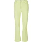Reduzierte Limettengrüne DL1961 Bootcut Jeans mit Reißverschluss aus Baumwolle maschinenwaschbar für Damen 