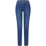 Reduzierte Blaue MAC Jeans Dream Straight Leg Jeans mit Reißverschluss aus Denim für Damen Größe XXL Weite 27, Länge 28 