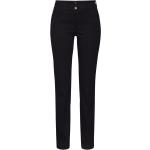 Reduzierte Schwarze MAC Jeans Dream Straight Leg Jeans mit Reißverschluss aus Denim für Damen Größe XXL Weite 25 