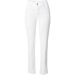 Weiße Bestickte MAC Jeans Dream Jeans mit Stickerei mit Reißverschluss aus Denim für Damen Große Größen 