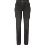 Reduzierte Dunkelgraue Bestickte MAC Jeans Dream Jeans mit Stickerei mit Reißverschluss aus Denim für Damen Größe XL 