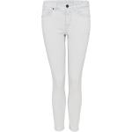 Reduzierte Pastellblaue Opus Elma Bio Nachhaltige Ankle-Jeans mit Reißverschluss aus Denim für Damen Größe XXL Weite 25 