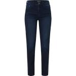 Marineblaue Manguun Collection Straight Leg Jeans aus Denim für Damen Größe M 