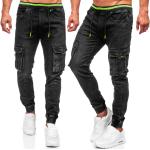 Jeans Freizeithose Hose Denim Cargo Jogger Clubwear Casual Herren Mix BOLF Motiv