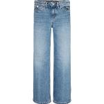 Hellblaue Calvin Klein Jeans Kinderjeans aus Baumwolle für Mädchen für den für den Herbst 