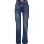 Blaue CECIL Slim Fit Jeans aus Denim für Damen Weite 30, Länge 28 