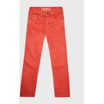 Reduzierte Rote Guess Skinny Jeans für Kinder aus Denim für Jungen Größe 122 