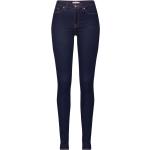 Reduzierte Marineblaue Unifarbene Tommy Hilfiger Heritage Bio Jeans mit Stickerei mit Reißverschluss aus Denim für Damen Größe XXL 