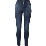 Reduzierte Graue Bestickte ONLY Jeans mit Stickerei mit Reißverschluss aus Denim für Damen Größe XXL 