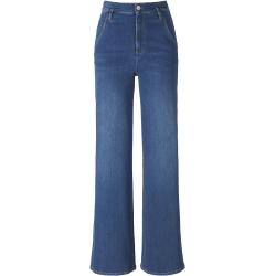 Damen Bekleidung Jeans Schlagjeans FRAME Denim Halbhohe Schlagjeans in Blau Sparen Sie 29% 