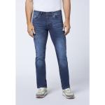 Blaue Oklahoma Nachhaltige Stretch-Jeans mit Reißverschluss aus Baumwolle für Herren Größe XXL Große Größen 