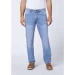 Reduzierte Blaue Bestickte Oklahoma Nachhaltige Jeans mit Stickerei mit Reißverschluss aus Baumwollmischung für Herren Große Größen 