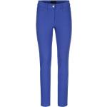 Royalblaue Unifarbene Elegante Amy Vermont Slim Fit Jeans aus Kunstfaser für Damen Größe S 