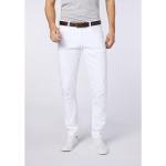 Weiße Polo Sylt Nachhaltige Tapered Jeans mit Reißverschluss aus Baumwollmischung für Herren Größe XXL Große Größen 