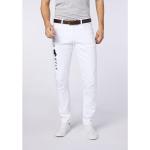 Reduzierte Weiße Polo Sylt 5-Pocket Jeans aus Baumwolle für Herren Große Größen 