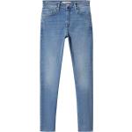 Blaue Mango 5-Pocket Jeans mit Reißverschluss aus Denim für Damen Größe XXL Große Größen Weite 27, Länge 28 