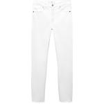 Weiße Mango Ankle-Jeans mit Reißverschluss aus Denim für Damen Größe XL Große Größen Weite 24 