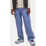 Blaue Baggy Jeans für Kinder aus Denim für Jungen Größe 128 