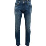 Reduzierte Blaue MAVI Slim Fit Jeans mit Reißverschluss aus Denim für Herren Größe XXL Große Größen 