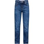 Reduzierte Blaue Retour 5-Pocket Jeans für Kinder mit Reißverschluss aus Denim Größe 146 