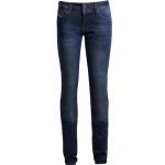 Wasserdichte Slim Fit Jeans mit Reißverschluss aus Denim für Damen Weite 33, Länge 30 