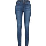 Reduzierte Blaue Bestickte Tom Tailor Denim Hüftjeans & Low Waist Jeans mit Reißverschluss aus Denim für Damen 