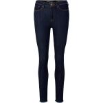 Reduzierte Blaue Tom Tailor Denim Ankle-Jeans mit Reißverschluss aus Jersey für Damen Größe XL 