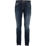 Reduzierte Marineblaue Bestickte LTB Jeans mit Stickerei mit Reißverschluss aus Denim für Herren Größe XL 