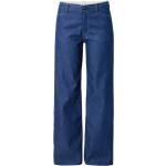 Reduzierte Blaue Bestickte Loose Fit G-Star Raw Jeans mit Stickerei Raw mit Reißverschluss aus Denim für Damen 