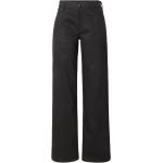 Reduzierte Schwarze Loose Fit G-Star Raw 5-Pocket Jeans Raw mit Reißverschluss aus Denim für Damen 