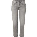 Reduzierte Graue Unifarbene G-Star Raw Jeans mit Stickerei Raw mit Reißverschluss aus Denim für Damen 