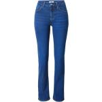 Reduzierte Dunkelblaue Bestickte MAVI Slim Fit Jeans mit Reißverschluss aus Denim für Damen Größe XL 