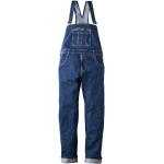 Blaue John F. Gee Jeans-Latzhosen mit Reißverschluss aus Kunstfaser für Herren 