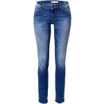 Reduzierte Blaue Bestickte MAVI Lindy Slim Fit Jeans aus Denim für Damen Größe XXL Große Größen 