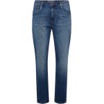 Reduzierte Blaue Bestickte Camp David Slim Fit Jeans mit Reißverschluss aus Denim für Herren 